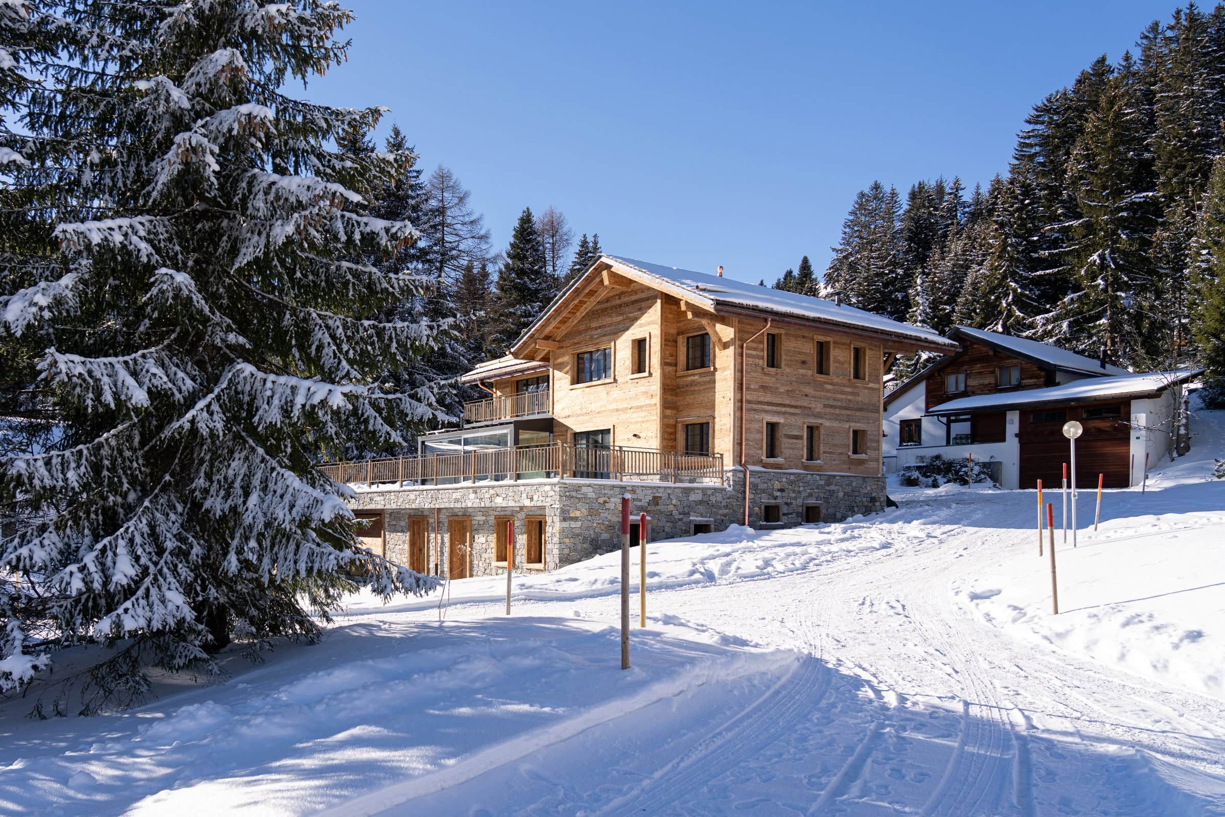 Chalet Valbella, Aussenansicht