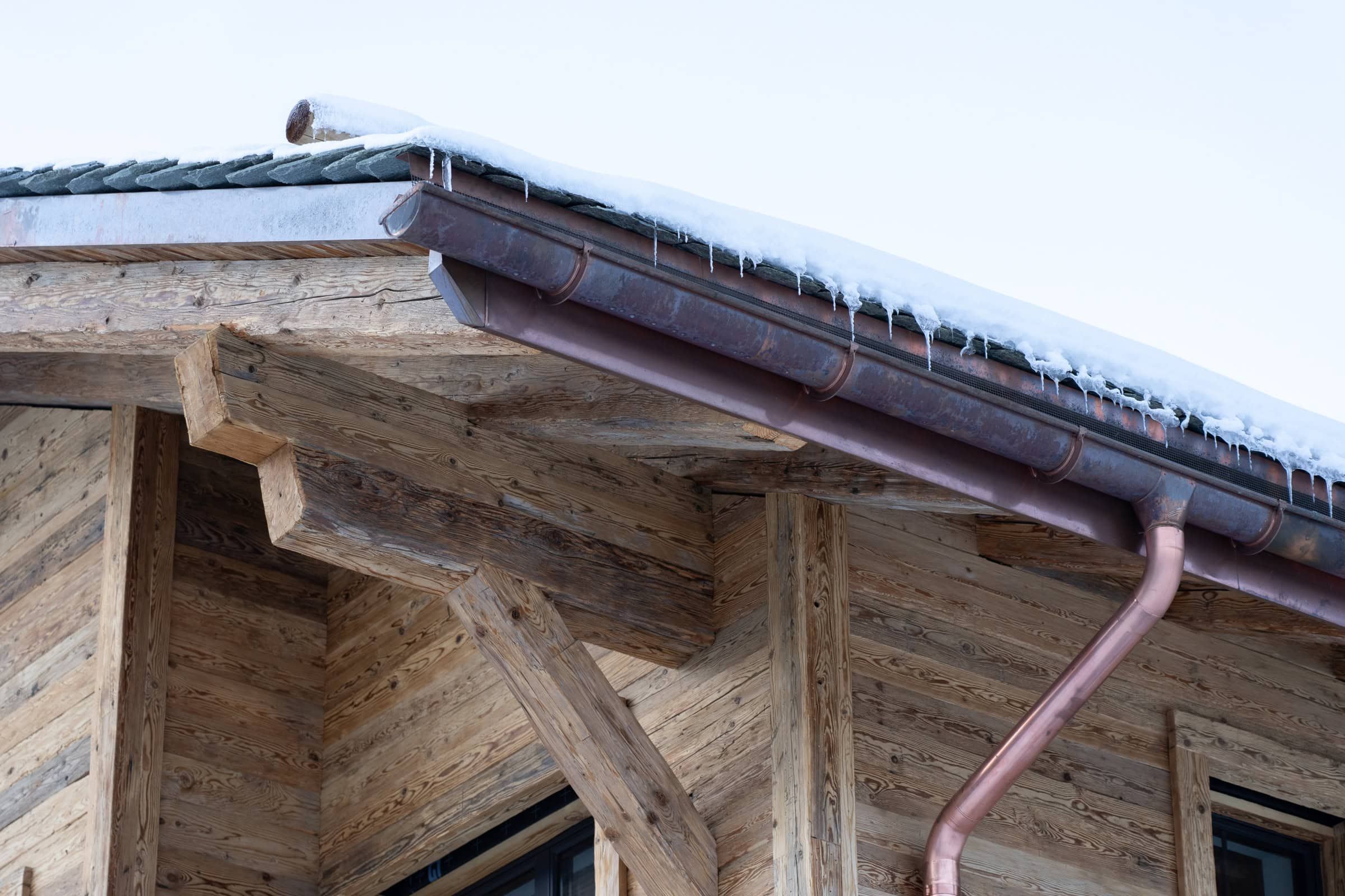 Chalet Valbella, Detail Architektur